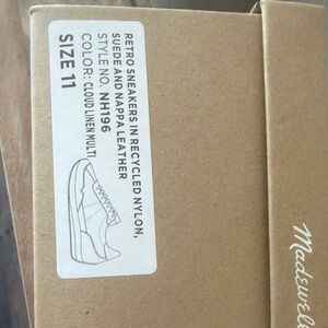 Madewell Cloud Linen Multi Sneakers